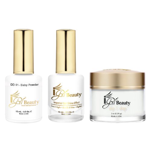 DD01 - Baby Powder - iGel Beauty Trio