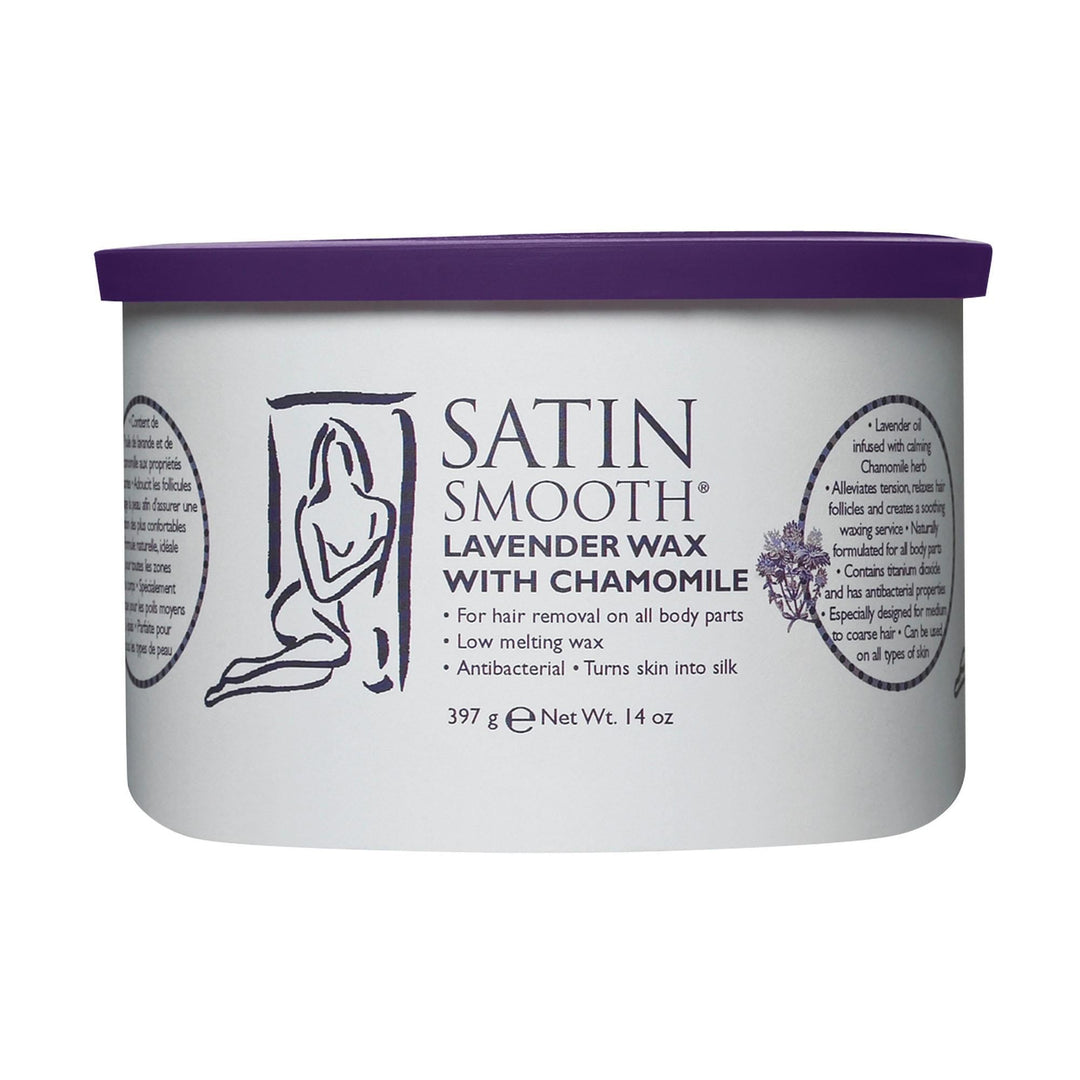 Satin Smooth Wax - Lavender Wax with Chamomile 14oz