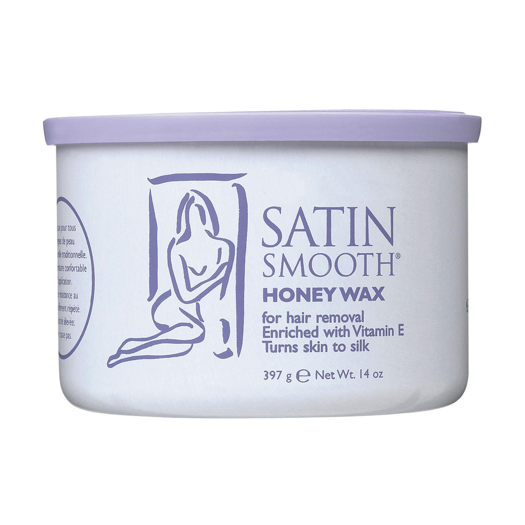 Satin Smooth Wax - Honey Wax with Vitamin E 14oz.