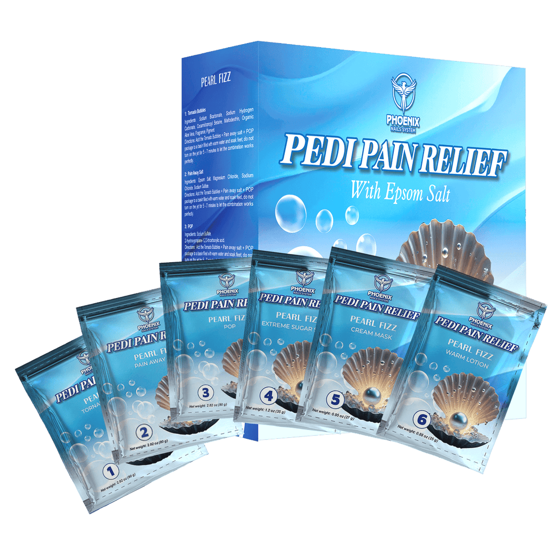 Phoenix Pedi Pain Relief Pedicure Kit + Bonus Kit, Liner, Candle | Case or Single