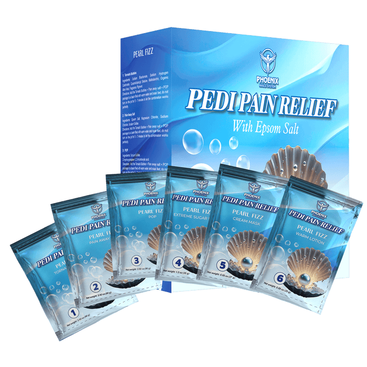 Phoenix Pedi Pain Relief Pedicure Kit + Bonus Kit, Liner, Candle | Case or Single