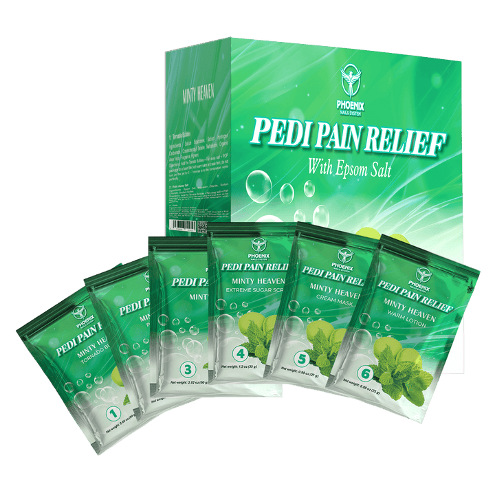 Phoenix Pedi Pain Relief Pedicure Kit + Bonus Kit, Liner, Candle | Case or Single