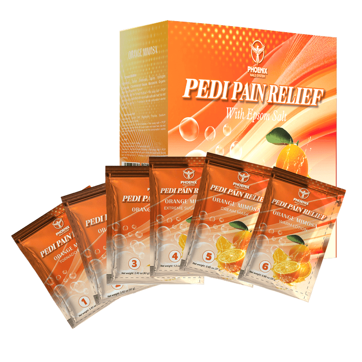Phoenix Pedi Pain Relief Pedicure Kit + Bonus Kit, Liner, Candle | Case or Single