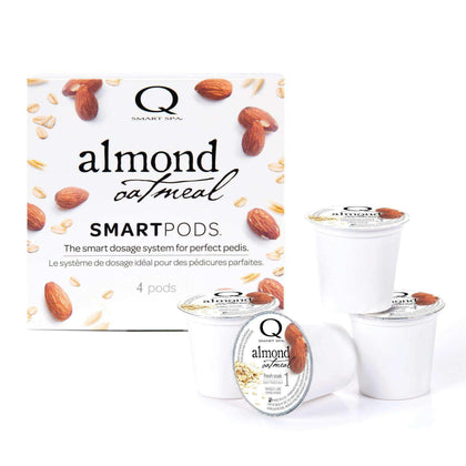 Qtica SmartPods 4 Step System Pack - Almond Oatmeal 1 case / 24 ct Pedicure Kit