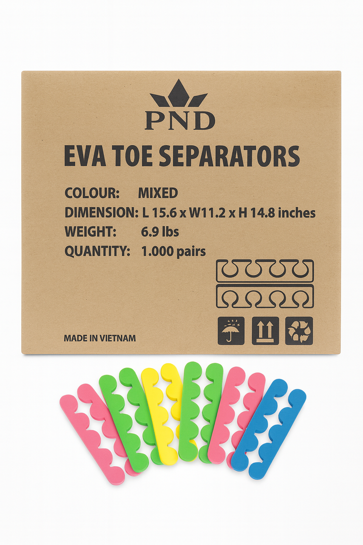 PND - EVA Toe Separators - 1000 pairs (Mixed Colors)