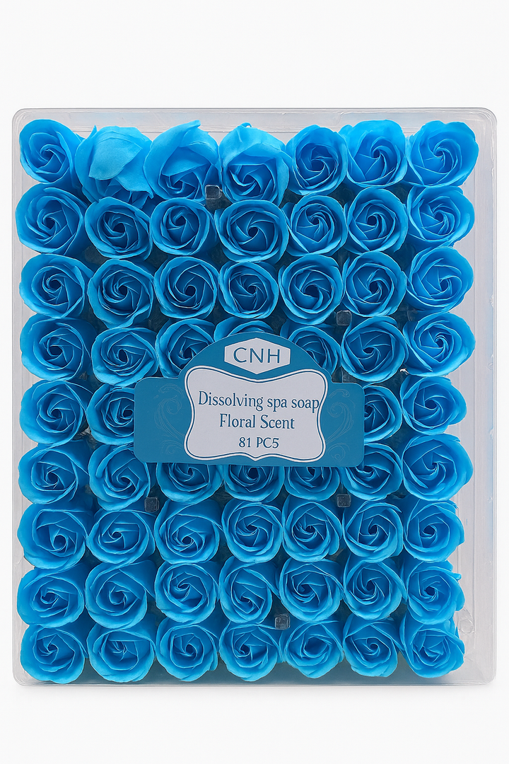 CNH Dissolving Spa Bath Soap Flowers - Floral Scent (81 pcs.)