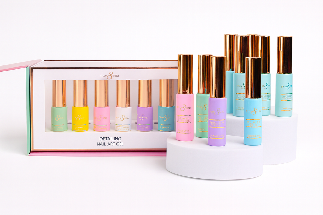 Cre8tion Detailing Nail Art Gel - Pastel Collection (18 Colors)