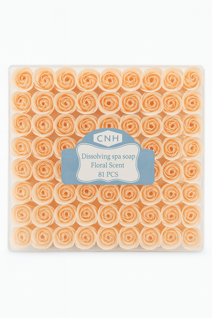 CNH Dissolving Spa Bath Soap Flowers - Floral Scent (81 pcs.)