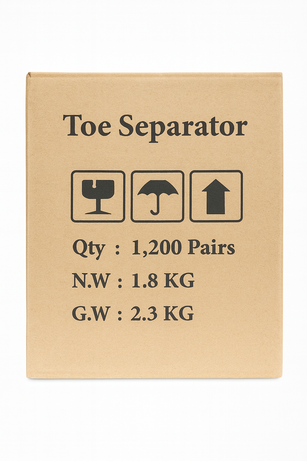 CNH - PE 8mm Toe Separators - 1200 pairs (Mixed Colors)