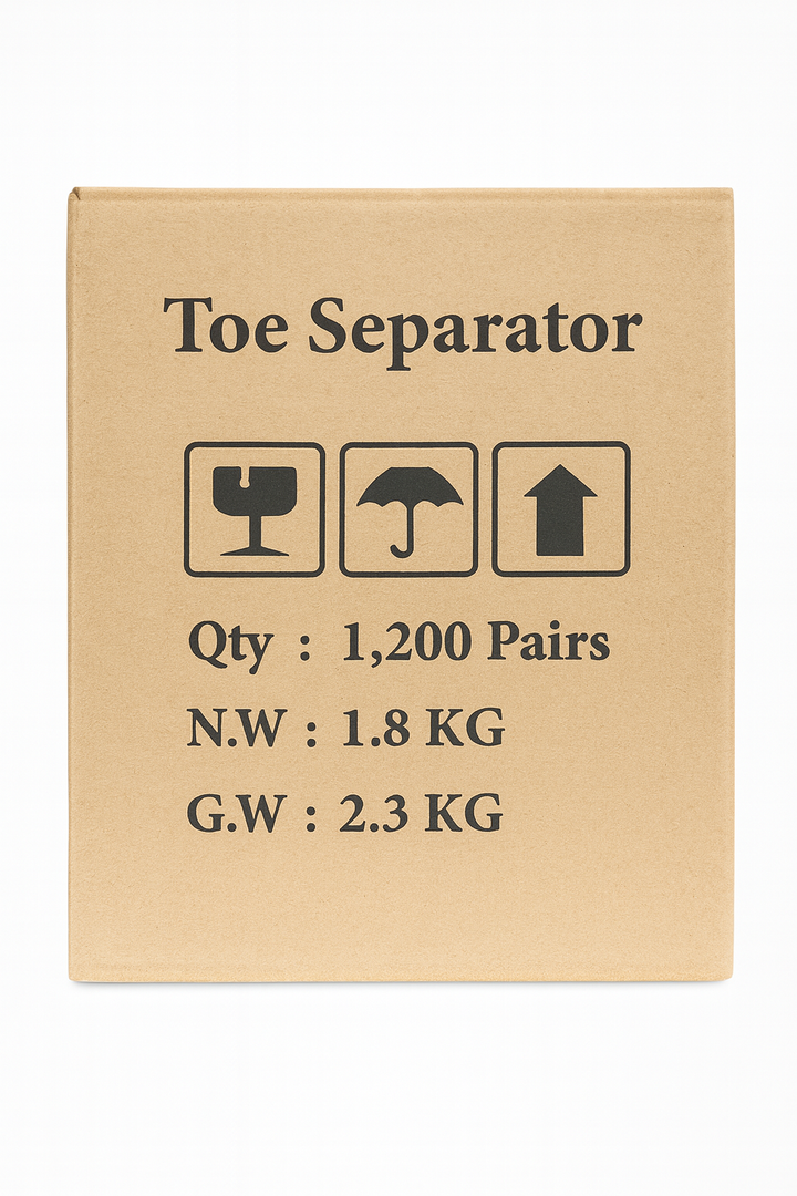 CNH - PE 8mm Toe Separators - 1200 pairs (Mixed Colors)