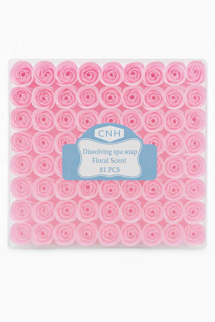 CNH Dissolving Spa Bath Soap Flowers - Floral Scent (81 pcs.)