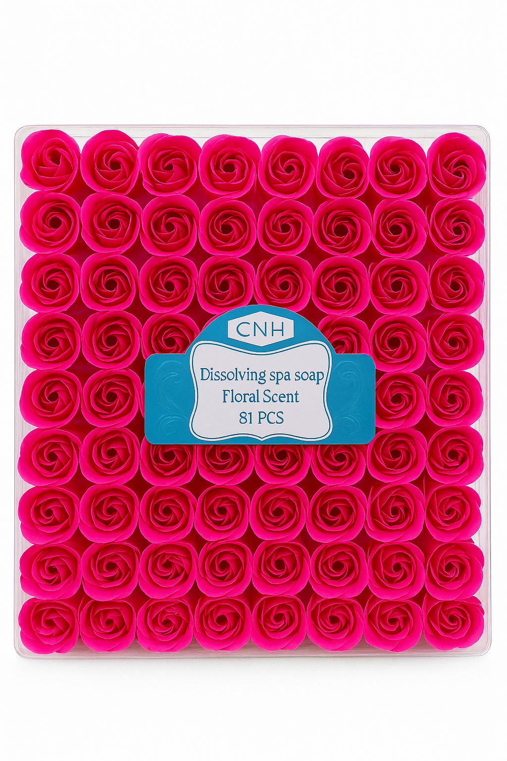 CNH Dissolving Spa Bath Soap Flowers - Floral Scent (81 pcs.)