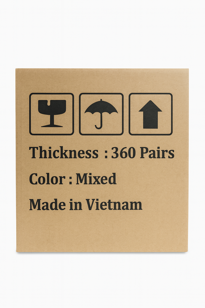 CNH Unnotch Foam Pedicure Slippers - 360 Pairs (Mixed Color)