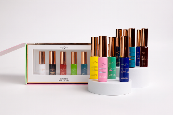 Cre8tion Detailing Nail Art Gel - Primary Collection (18 Colors)