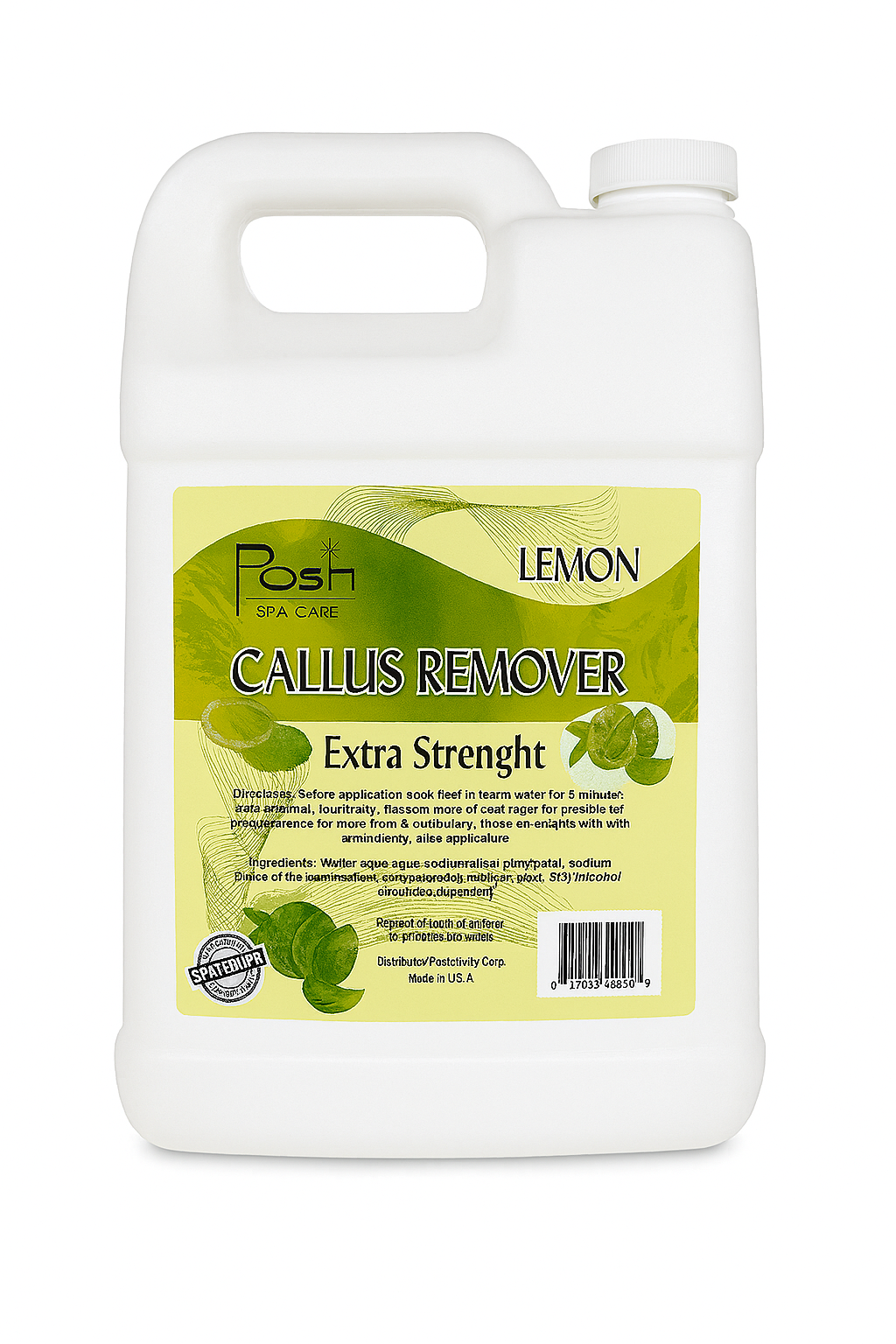 Posh - Callus Remover Extra Strength - Lemon (1 Gallon)
