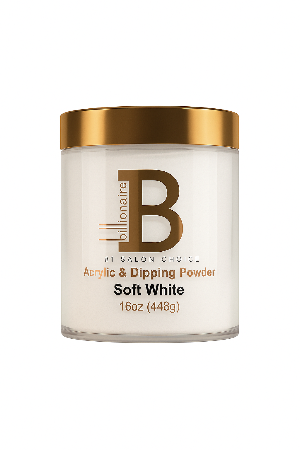 Soft White - Billionaire Dip Acrylic Powder (16 oz.)