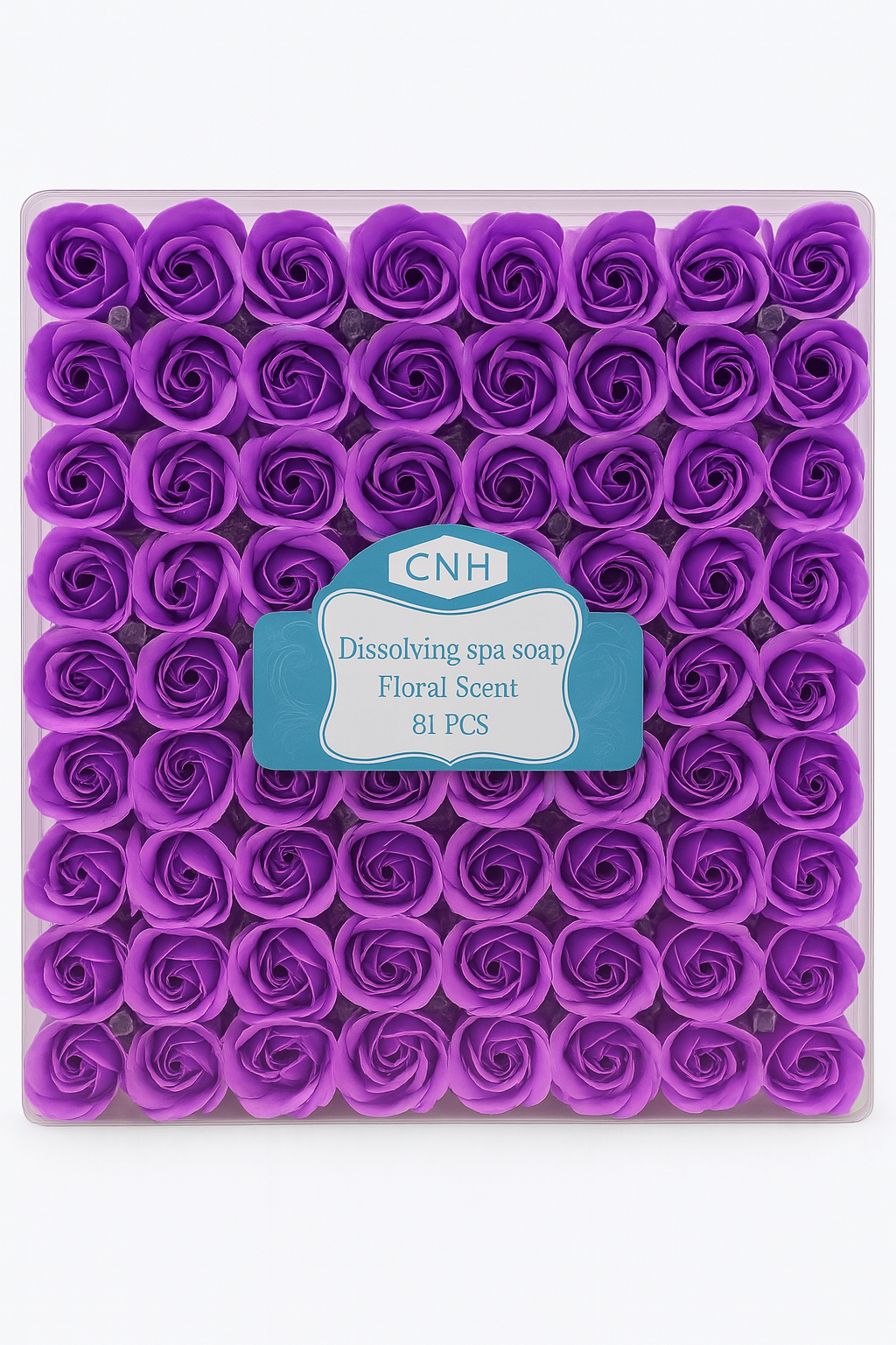CNH Dissolving Spa Bath Soap Flowers - Floral Scent (81 pcs.)