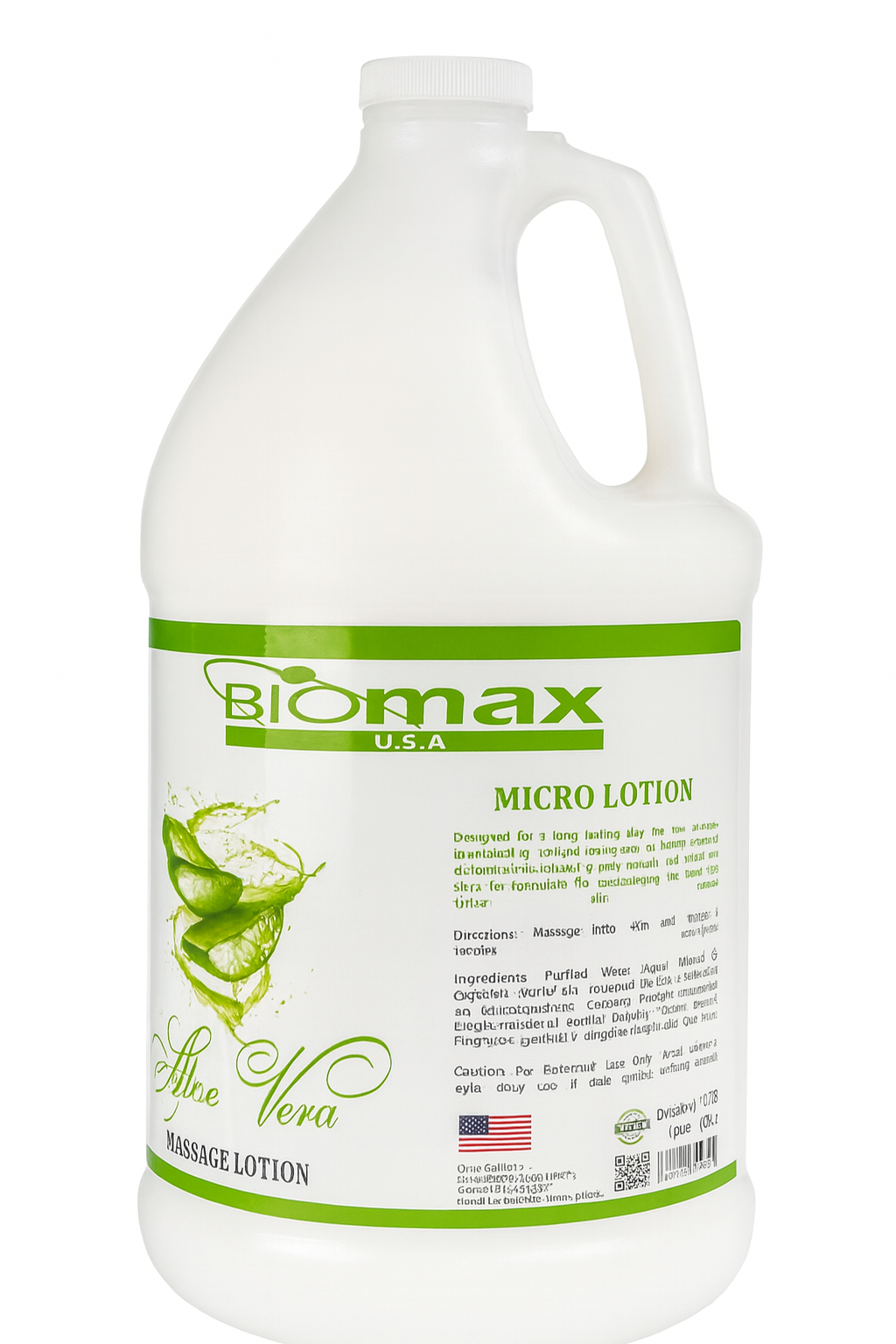Biomax - Micro Massage Lotion - Aloe Vera (1 Gallon | 1 Case)