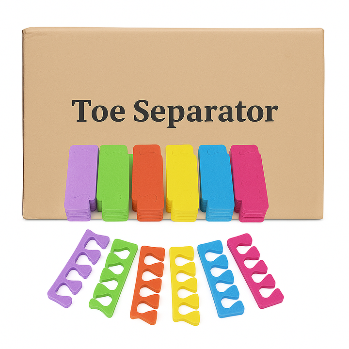 CNH - PE 8mm Toe Separators - 1200 pairs (Mixed Colors)