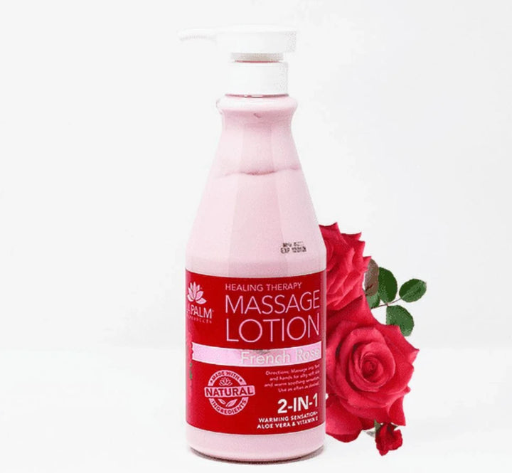 La Palm - 2-in-1 Massage Lotion - French Rose