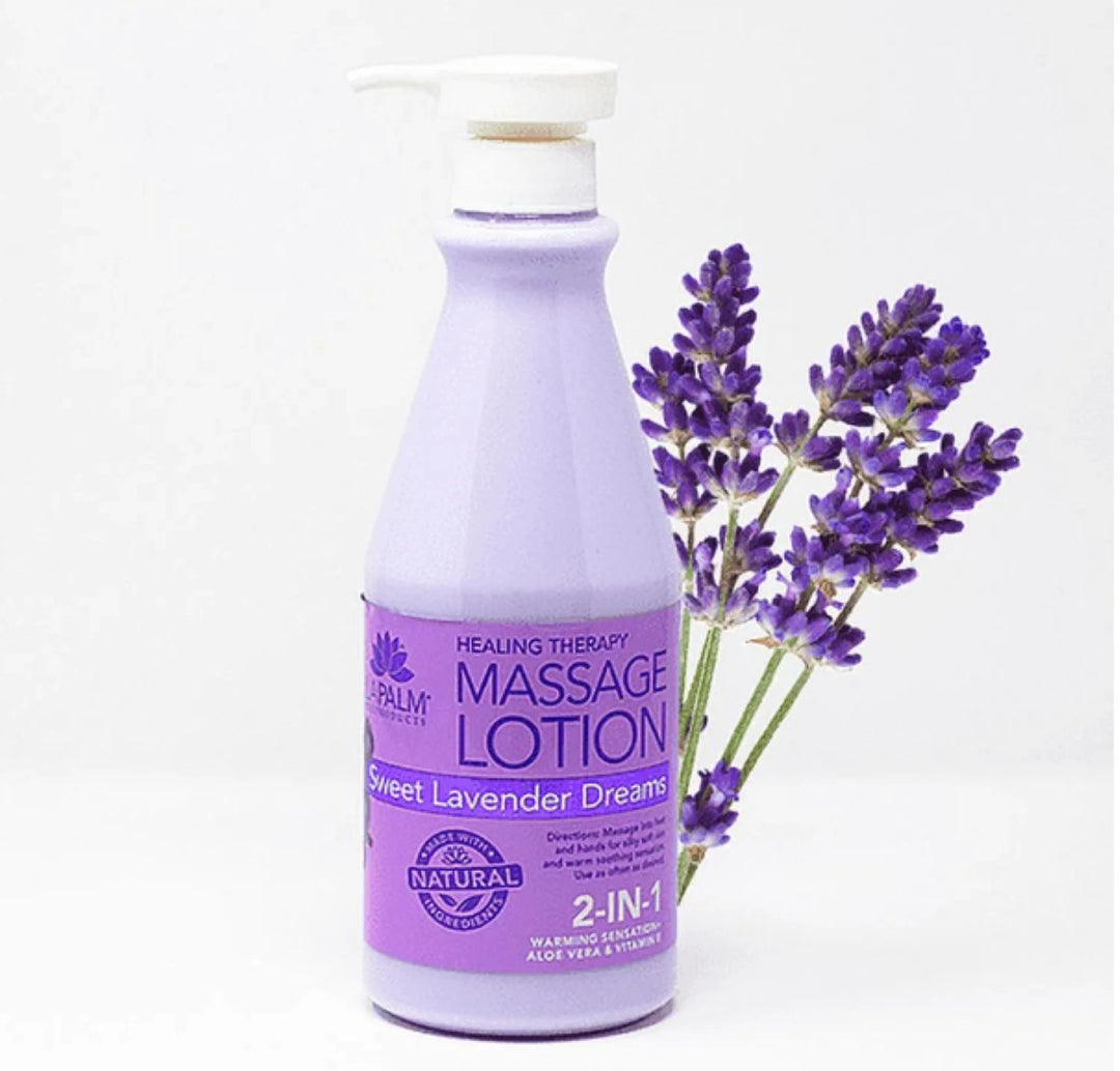 La Palm - 2-in-1 Massage Lotion - Sweet Lavender Dreams