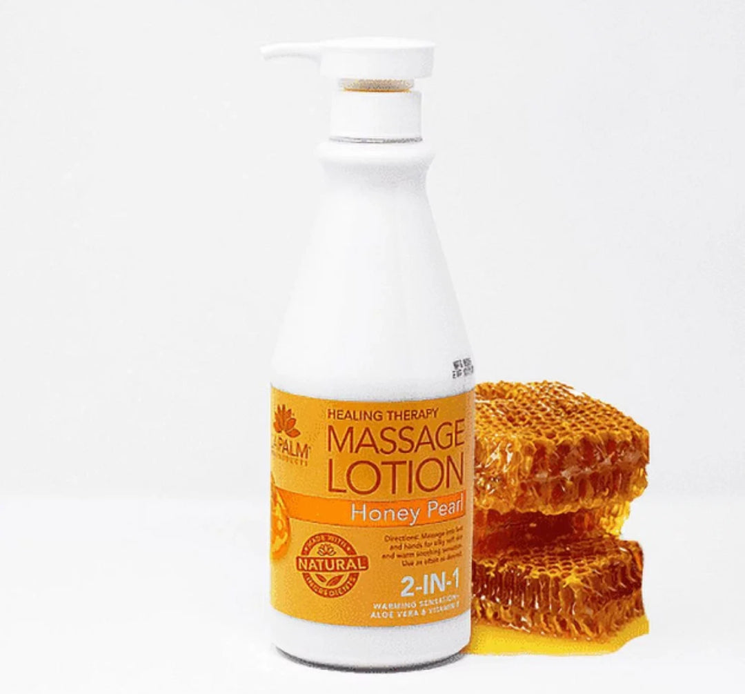 La Palm - 2-in-1 Massage Lotion - Honey Pearl