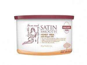 Satin Smooth Wax - Honey Wax with Argan Oil 14oz. nailmall