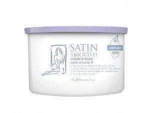 Satin Smooth Wax - Honey Wax with Vitamin E 14oz. nailmall