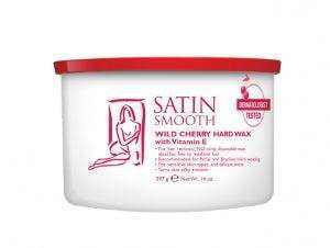 Satin Smooth Wild Cherry Hard Wax with Vitamin E Hard Wax