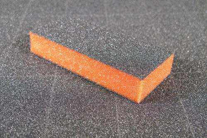 Slim Orange Buffer Black Grit Buffers