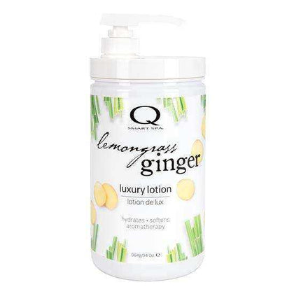 Smart Spa Luxury Lotion - Lemongrass Ginger 34 oz. Massage Lotion Cream