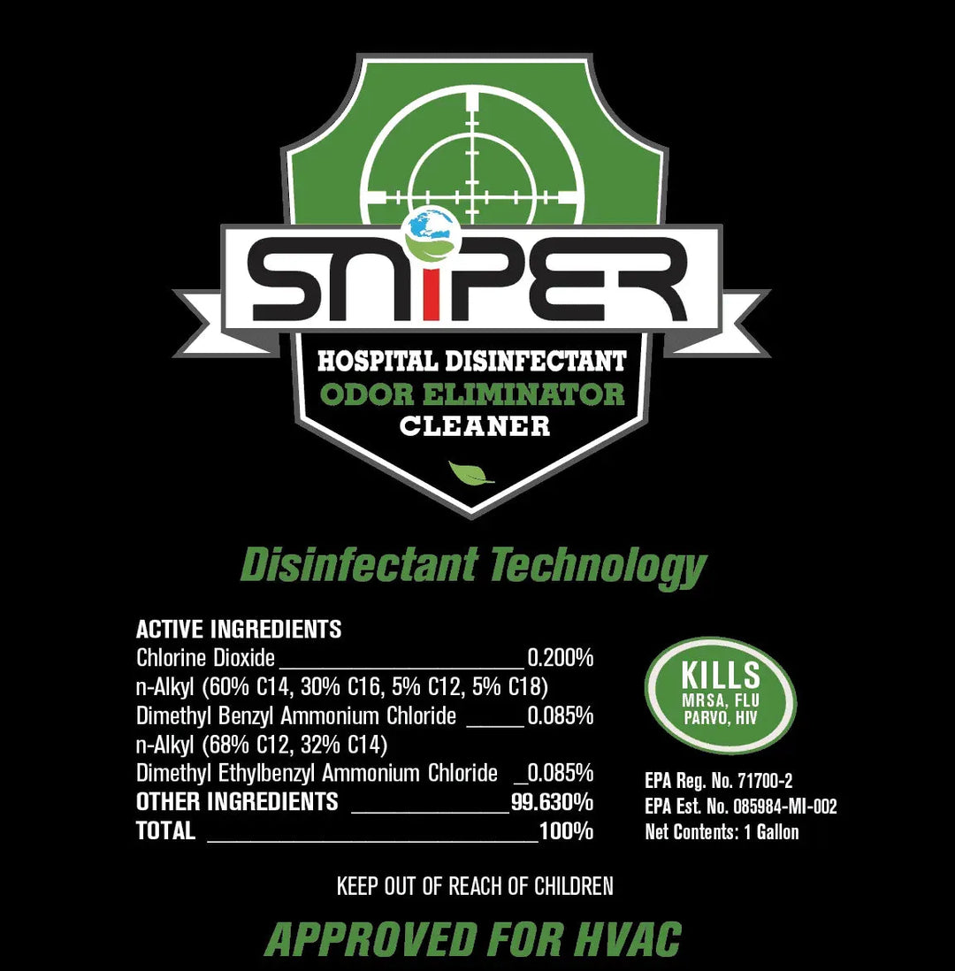 Sniper Disinfectant Spray 4 fl.oz Disinfectant