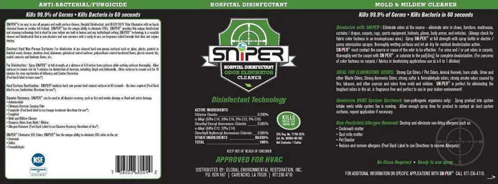 Sniper Disinfectant Spray 4 fl.oz Disinfectant