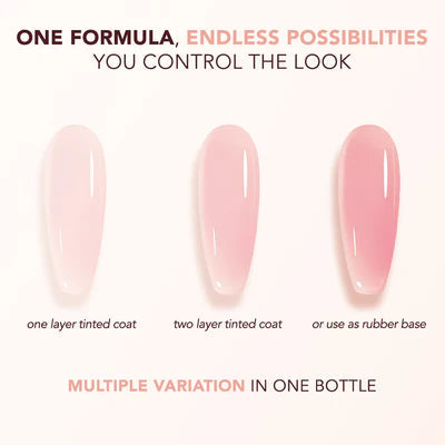 Kiara Sky Tinted Rubber Top Coat - TNT02 Sweet Lullaby