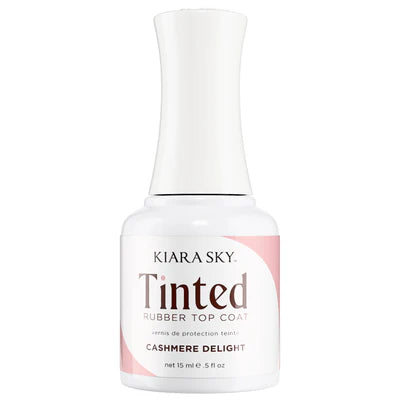 Kiara Sky Tinted Rubber Top Coat - TNT03 Cashmere Delight