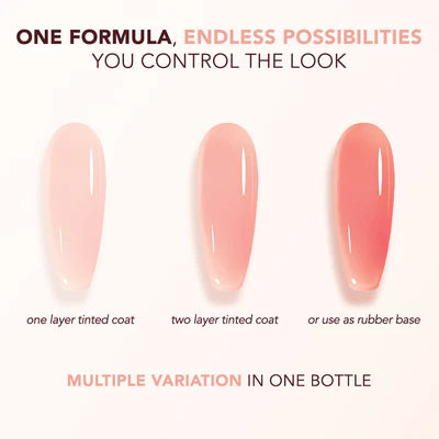 Kiara Sky Tinted Rubber Top Coat - TNT04 Sedona Sunset