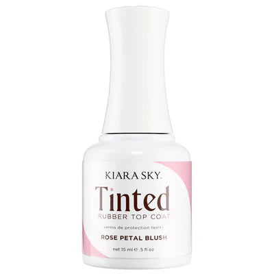 Kiara Sky Tinted Rubber Top Coat - TNT08 Rose Petal Blush