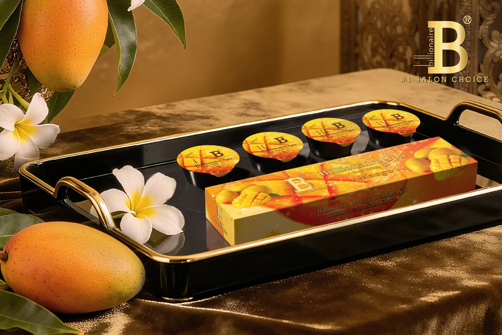 Billionaire Bubble Spa Nail Deluxe 4 Steps Pedicure Manicure Treatment Kit