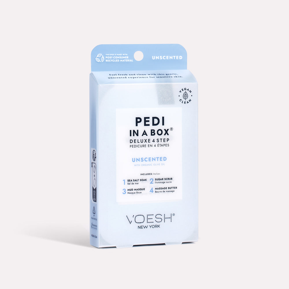 Voesh Pedi in a Box 4 Step | Disposable Spa Pedicure Kit
