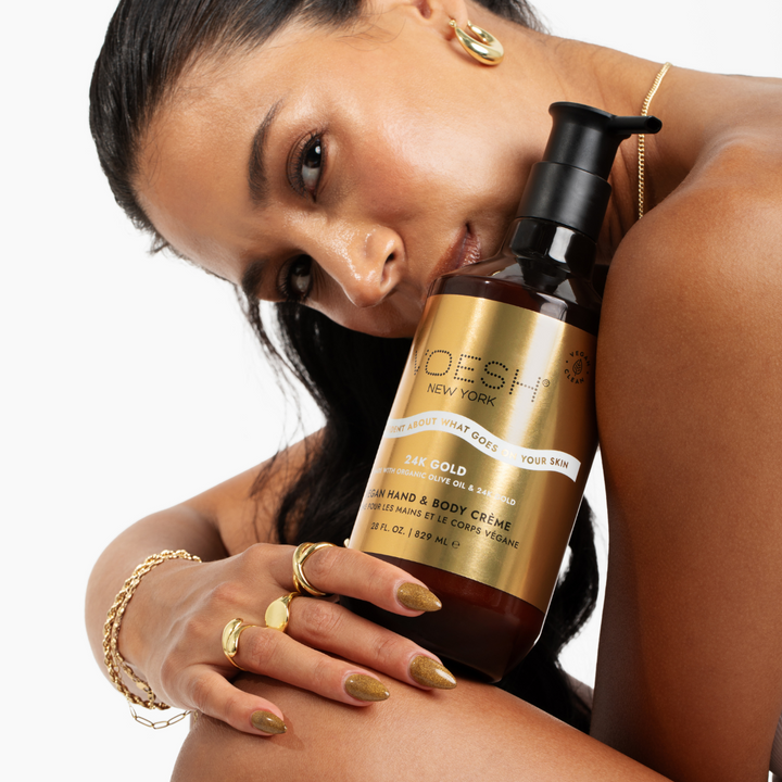 Voesh Vegan Hand & Body Creme Lotion | 24K Gold or Noble Diamond