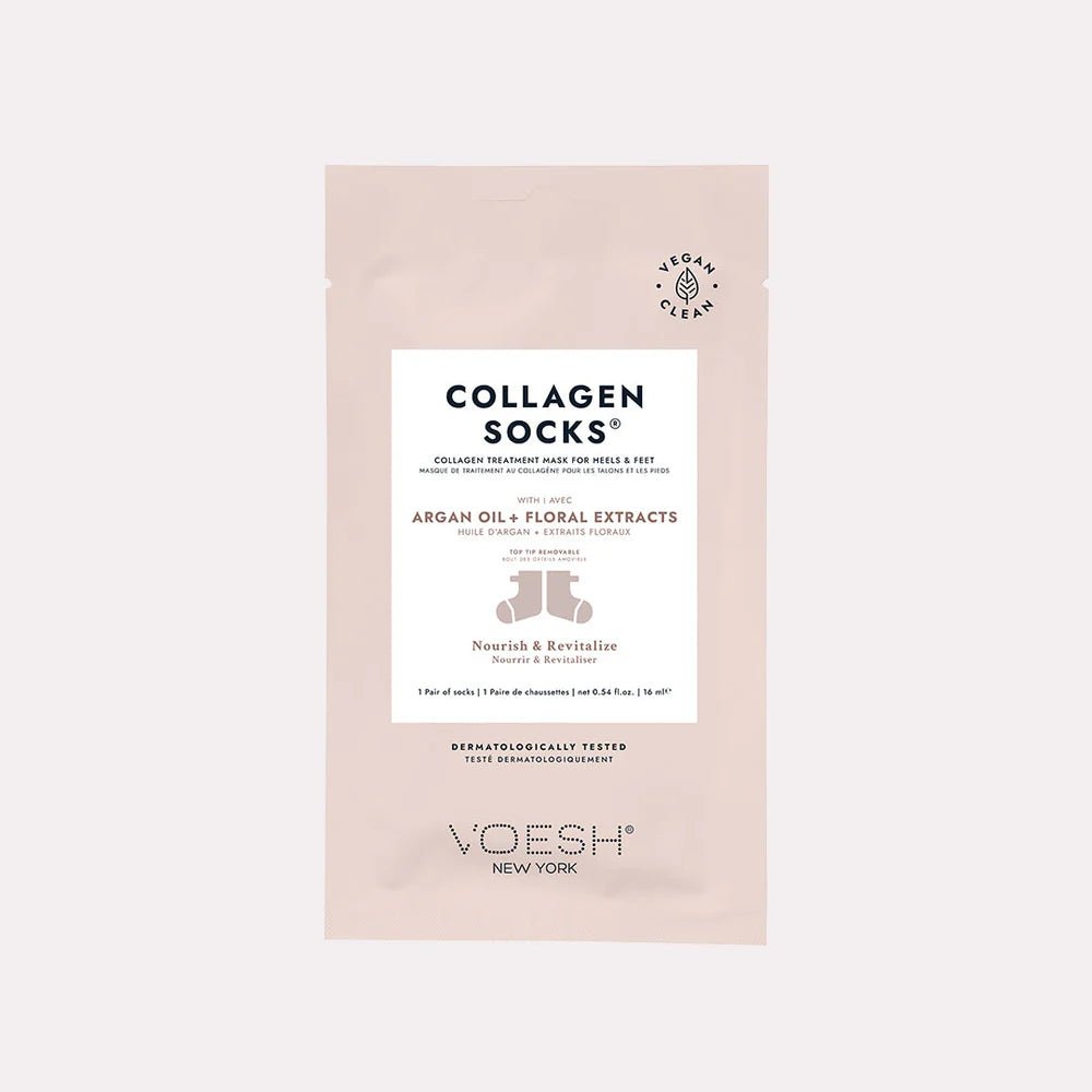 Voesh Collagen Spa Pedicure Socks | Argan Oil, Cannabis Sativa & Mint