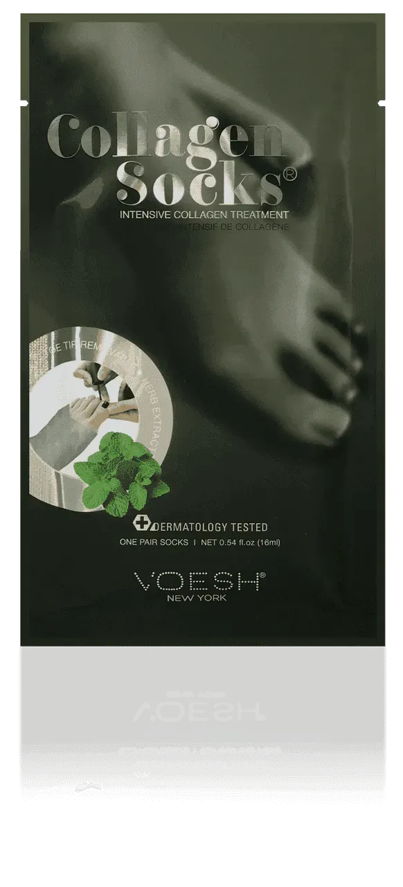 VOESH Collagen Socks with Peppermint (VEGAN) - Phyto Pedicure