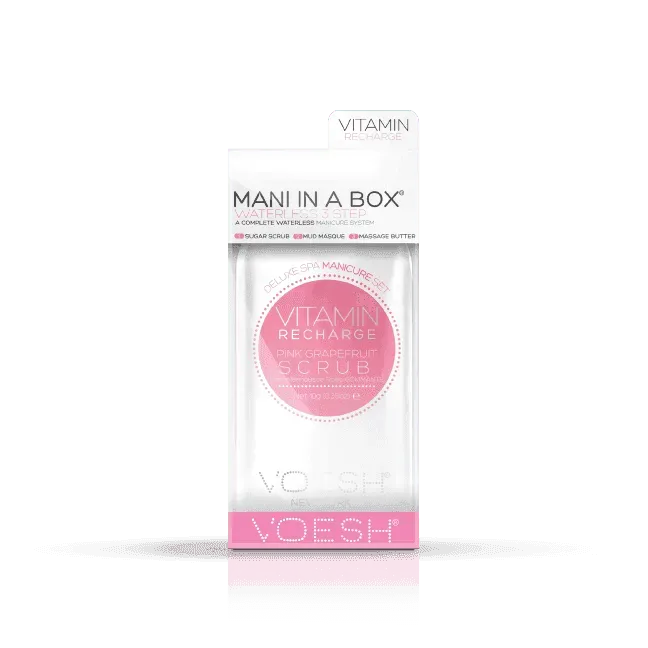 VOESH Mani in a Box - Waterless 3 Step Vitamin Recharge Manicure Kit