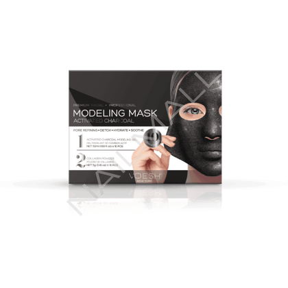 VOESH Modeling Mask - Activated Charcoal 10pc Facial Kit