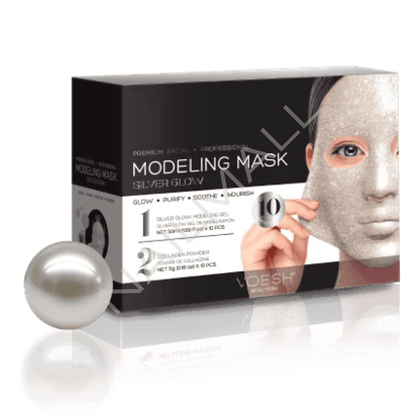 VOESH Modeling Mask - Silver Glow 10pc Facial Kit