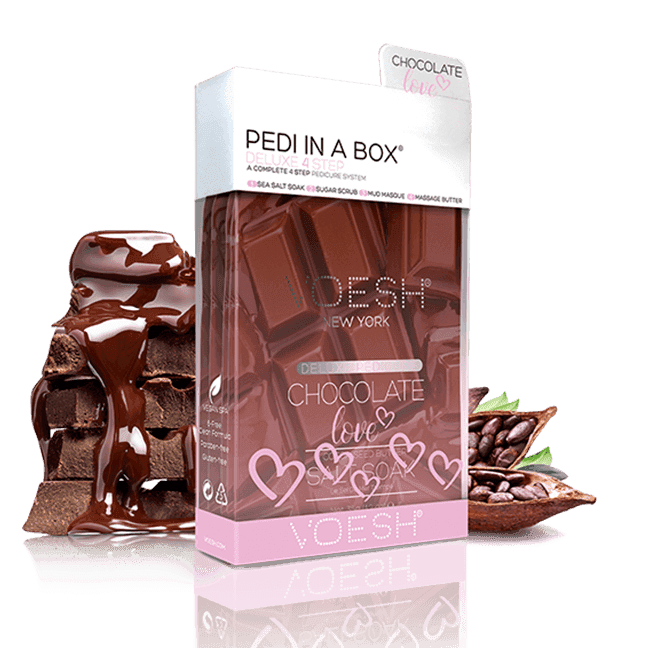 VOESH Pedi in a Box - Deluxe 4 Step Chocolate Love