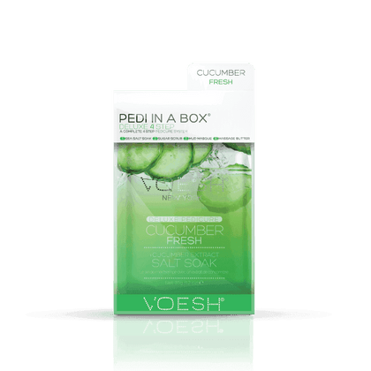 VOESH Pedi in a Box - Deluxe 4 Step Cucumber Fresh nailmall