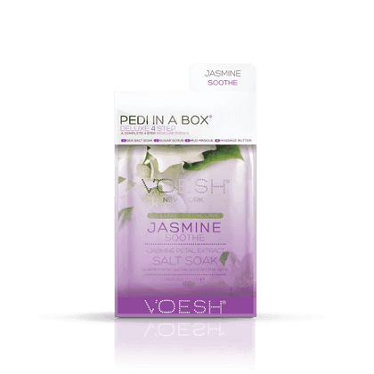 VOESH Pedi in a Box - Deluxe 4 Step Jasmine Soothe Pedicure Kit