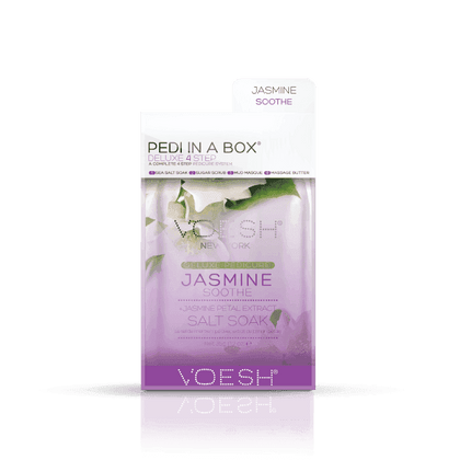 VOESH Pedi in a Box - Deluxe 4 Step Jasmine Soothe nailmall