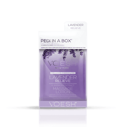 VOESH Pedi in a Box - Deluxe 4 Step Lavender Relieve nailmall